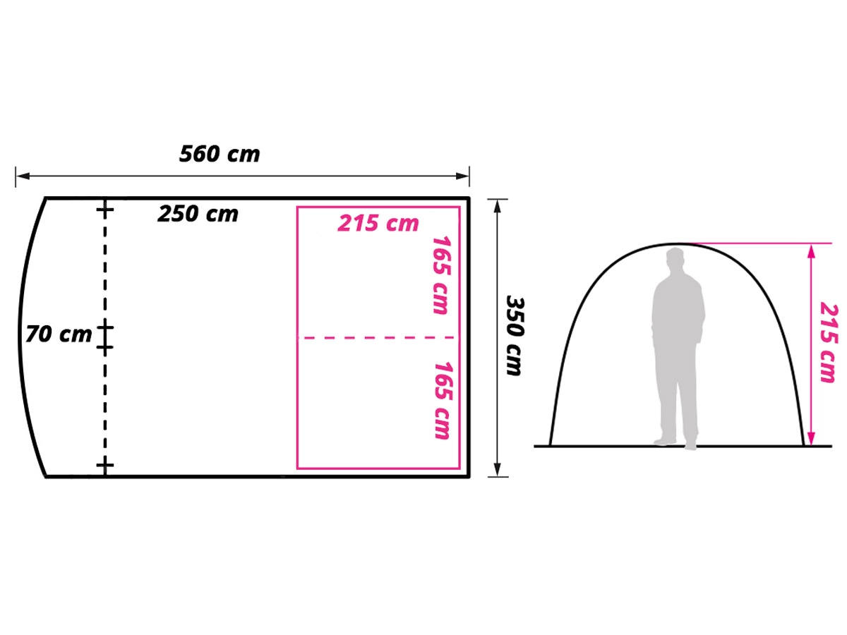 Obelink Living tenda a tunnel
