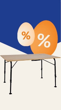 Offerte di Pasqua: fino al 50% sui tavoli da campeggio