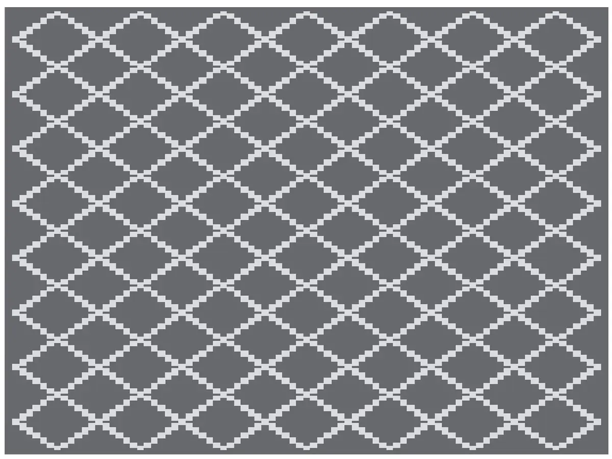 Obelink Patio Mat Diamond 200 x 180 cm tappeto da esterno