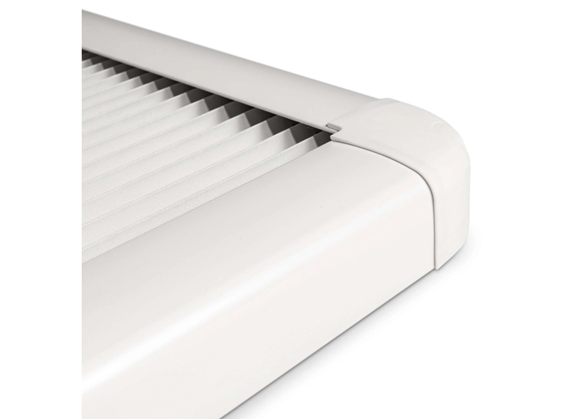 Obelink finestra a compasso trasparente con oscurante combinato bianco - 50 x 50 cm