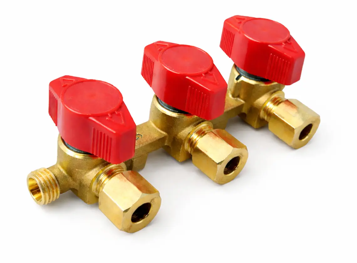 Obelink rubinetto di distribuzione con raccordo a compressione 8 mm – a tre vie