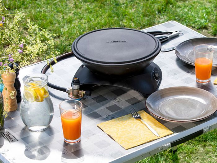 Campingaz 360 Grill CV - Barbecue Da Tavolo A Gas Con Coperchio, 2200W, Per Campeggio E Balcone - Foto 5