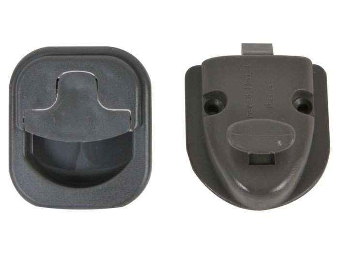 Obelink serratura bloccabile da incasso per armadio - Grey