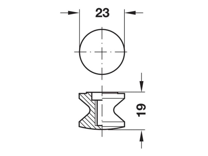 Obelink pulsante push-lock - Silver