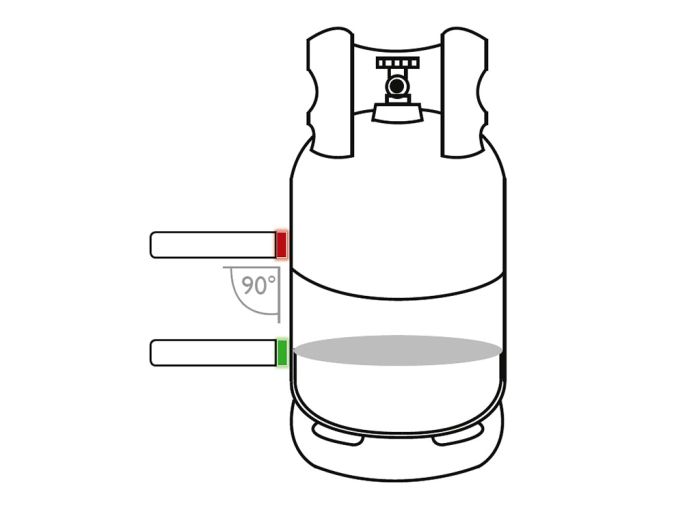 Indicatore Livello Gas Berger & Schröter - Magnetico Per Bombole Gas - Foto 4