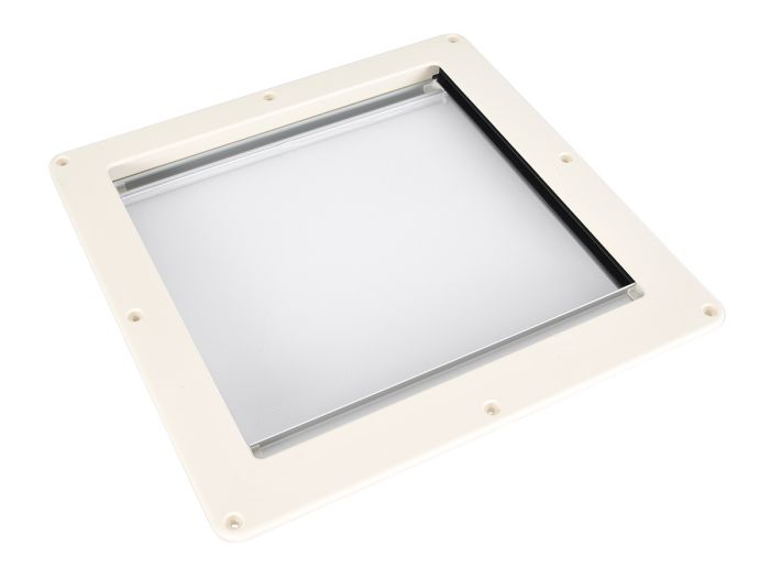 Tenda Lucernario Remis Remitop 35x35cm Per Camper - Trasparente Con Zanzariera E Sigillante