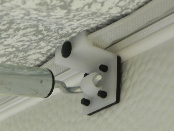 per parasole o soletta del tetto ganci aste veranda clip Veranda clip di fissaggio 3tlg 