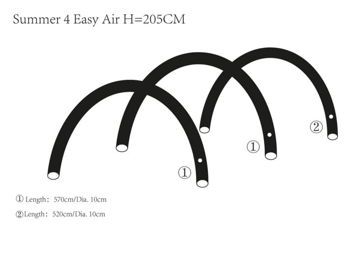 Obelink Summer 4 Easy Air airtube principale posteriore