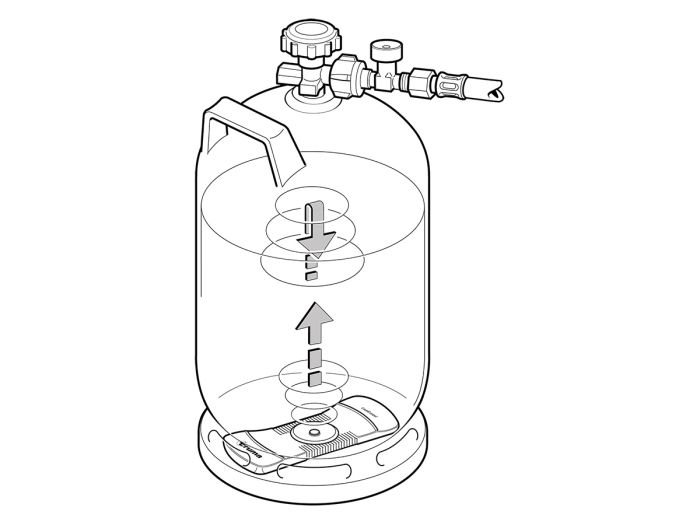 Misuratore Livello Gas TRUMA Per Bombole - Ultrasuoni Con Torcia LED - Foto 4