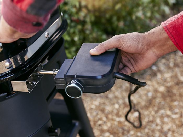 Caminetto Da Giardino Weber In Acciaio Smaltato Nero | Design Pratico Con Coperchio