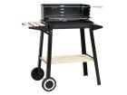 Barbecue rettangolare a carbone con ruote