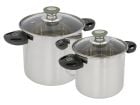 Bo-Camp Elegance Compact set di 2 pentole