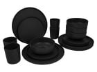 Bo-Camp Industrial Orville set di stoviglie - 16 pezzi - Nero