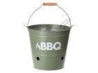 Secchio da barbecue Ø 27,5 cm - verde opaco