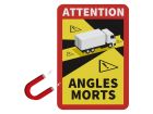 Targhetta magnetica "Attention" per camper