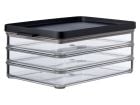 Mepal Omnia contenitore affettati 3 scomparti per frigo - Nordic Black