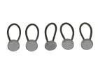 Obelink set elastici corti con bottone piatto - 9 cm