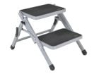 Obelink Sidney gradino doppio pieghevole - grigio