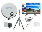 Schwaiger set parabola con smart TV 24"