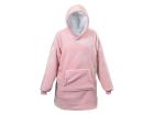 Unique Living pile oversize con cappuccio - Old Pink