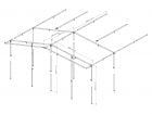 Piper struttura veranda 350 acciaio 28 mm misura 10 - 14