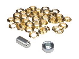 Grommets Kt, 500Pcs 3mm Color Mst Rotond Occhell D Metallo Per - Foto 7