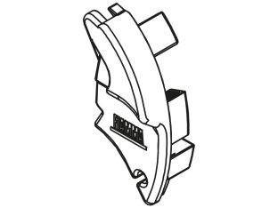 Fiamma terminale sinistro profilo anteriore F65S - white
