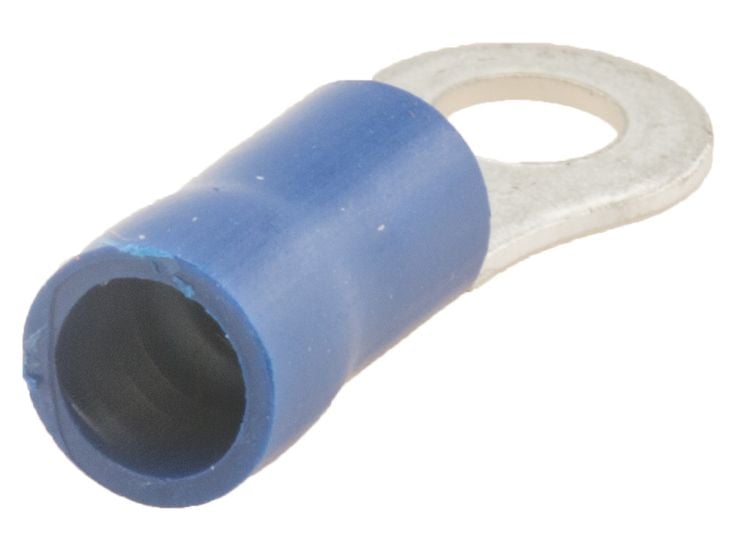 Capocorda blu ad anello set da 10 pezzi - 4,3 MM