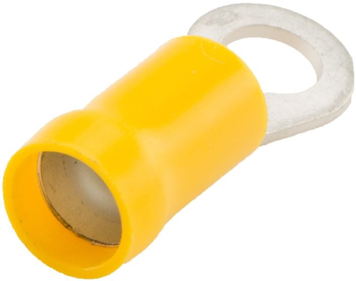 Capocorda giallo ad anello set da 5 pezzi - 5,3 mm
