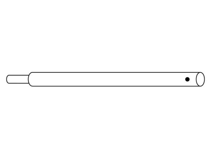 CampKing segmento intermedio palo acciaio 22 mm