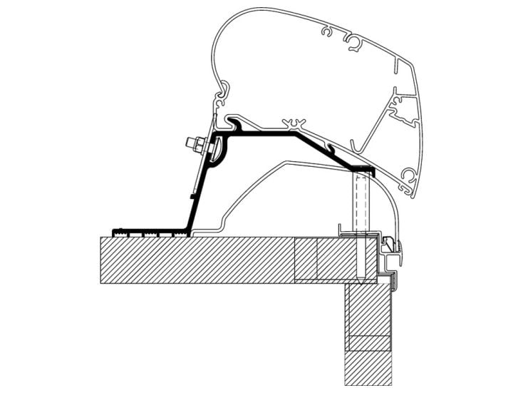 Thule Omnistor adattatore Hobby serie 6/9 dal 2014