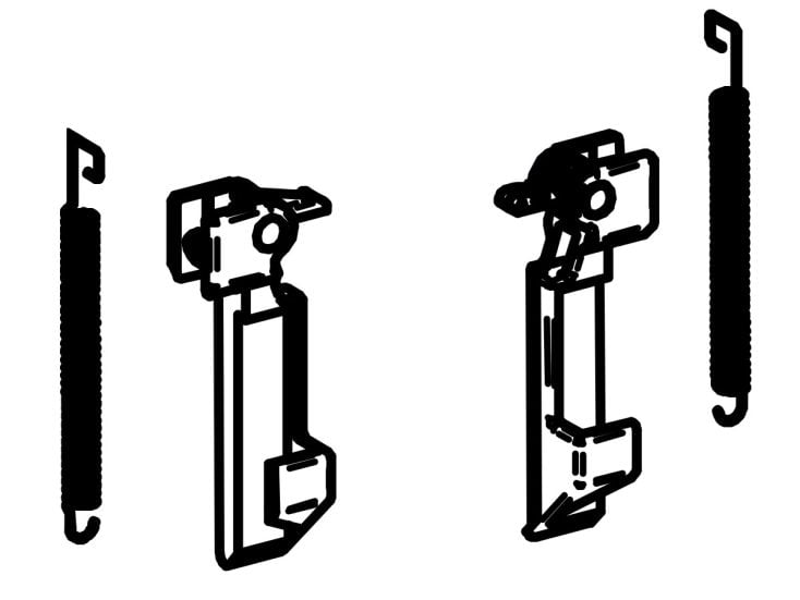 Thule Omnistor meccanismo di bloccaggio 5003