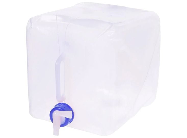 Serbatoio acqua pieghevole 10 l - trasparente