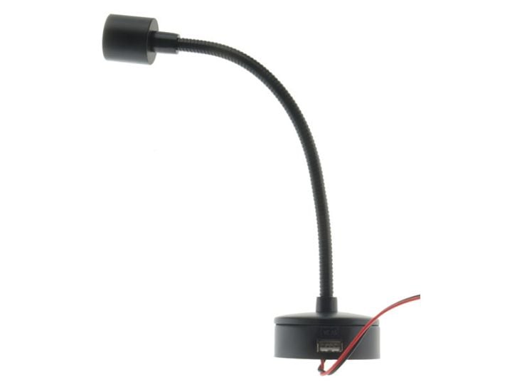 Black Swan faretto LED con USB