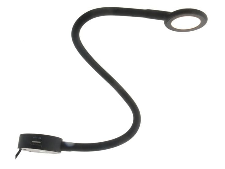 Faretto LED flessibile in silicone con USB