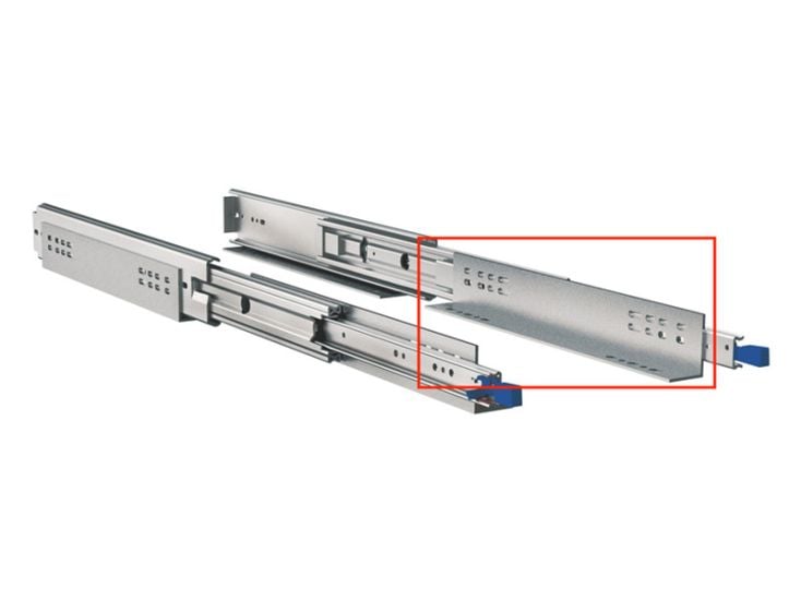 Supporto per guida estraibile da 559 mm