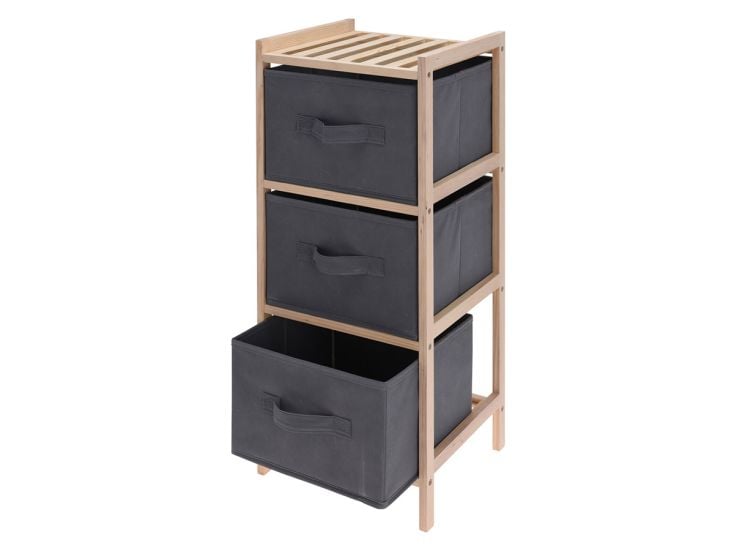 Mobiletto a cassetti in legno