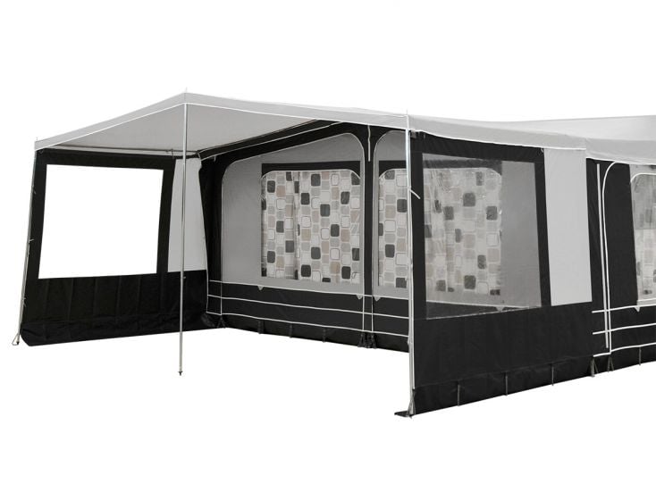 Hypercamp PVC tendalino per veranda taglia 10 (223 - 233 cm) grigio