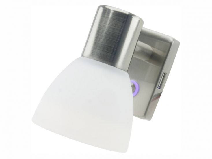 Faretto LED in alluminio con USB
