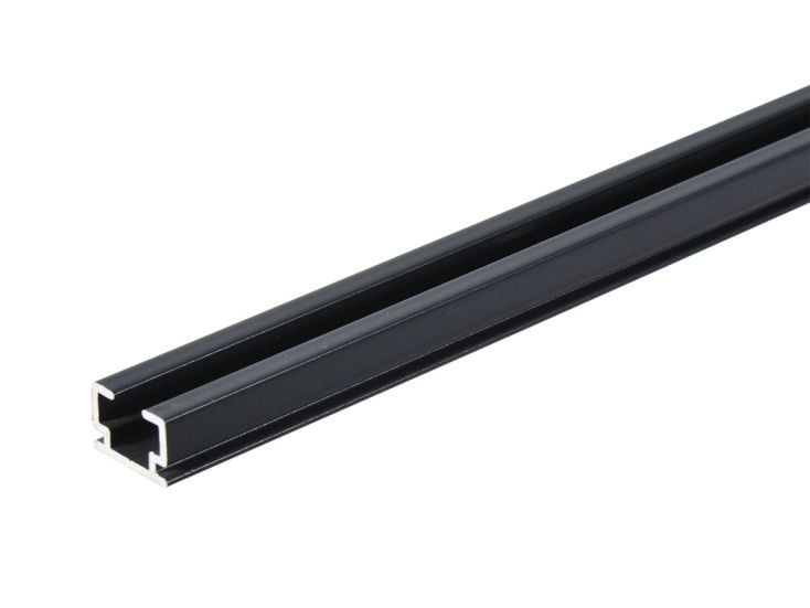 Binario per tende antracite 150 cm - 6 mm
