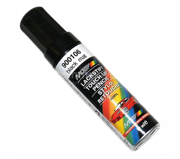Motip vernice per ritocco nero opaco 12 ml