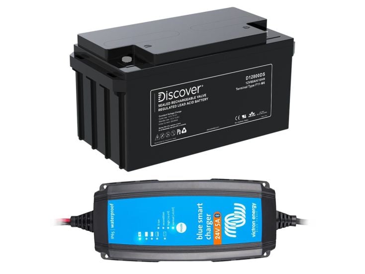 Set batteria per mover fino a 1800 kg