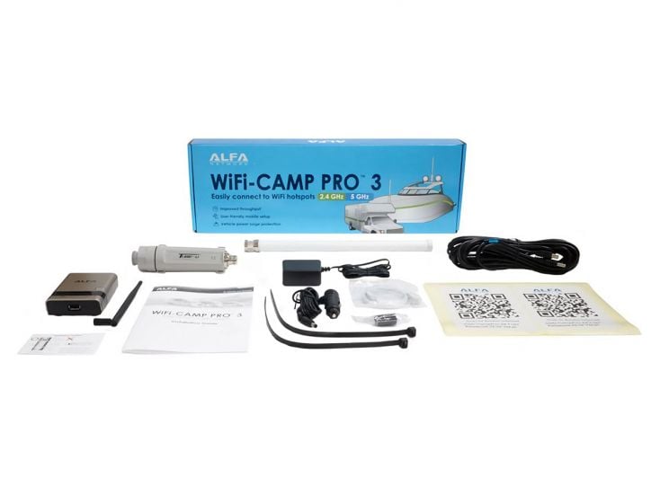 Alfa WiFi-Camp Pro 3 amplificatore WiFi