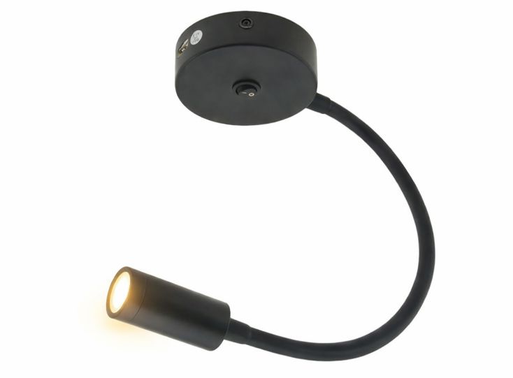 Venetië lampada da lettura flessibile USB LED