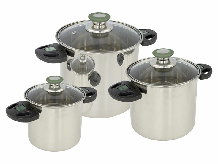 Bo-Camp Elegance Compact set di 3 pentole