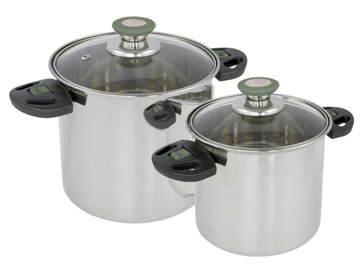 Bo-Camp Elegance Compact set di 2 pentole