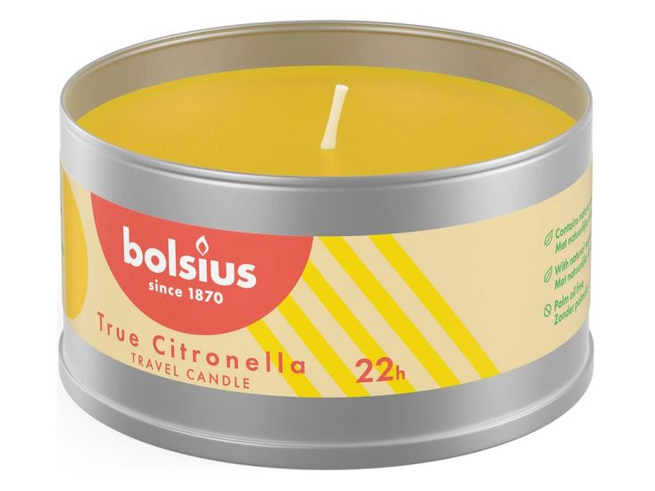 Bolsius candela alla citronella in barattolo