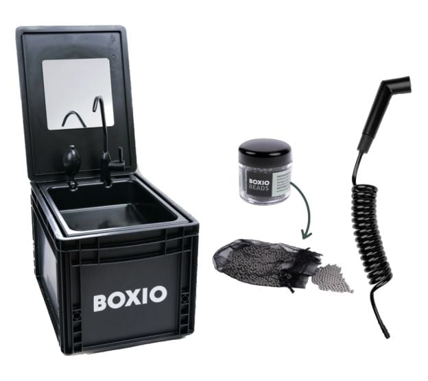 Boxio Wash lavandino con doccetta - Black