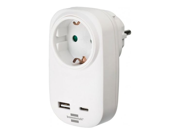 Brennenstuhl adattatore per presa con USB-C Power Delivery