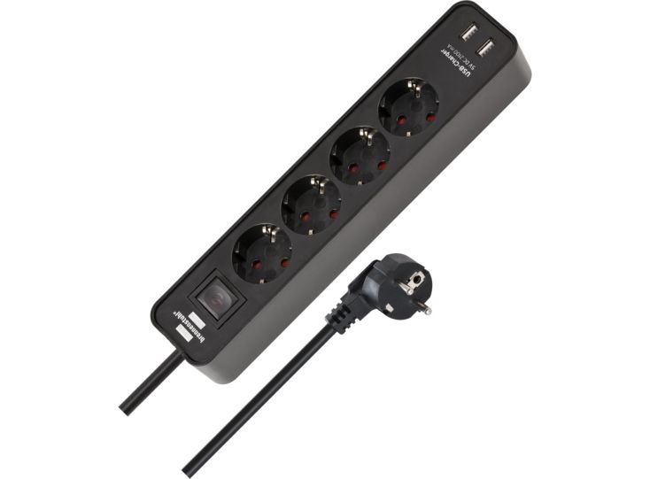 Brennenstuhl Ecolor multipresa con USB